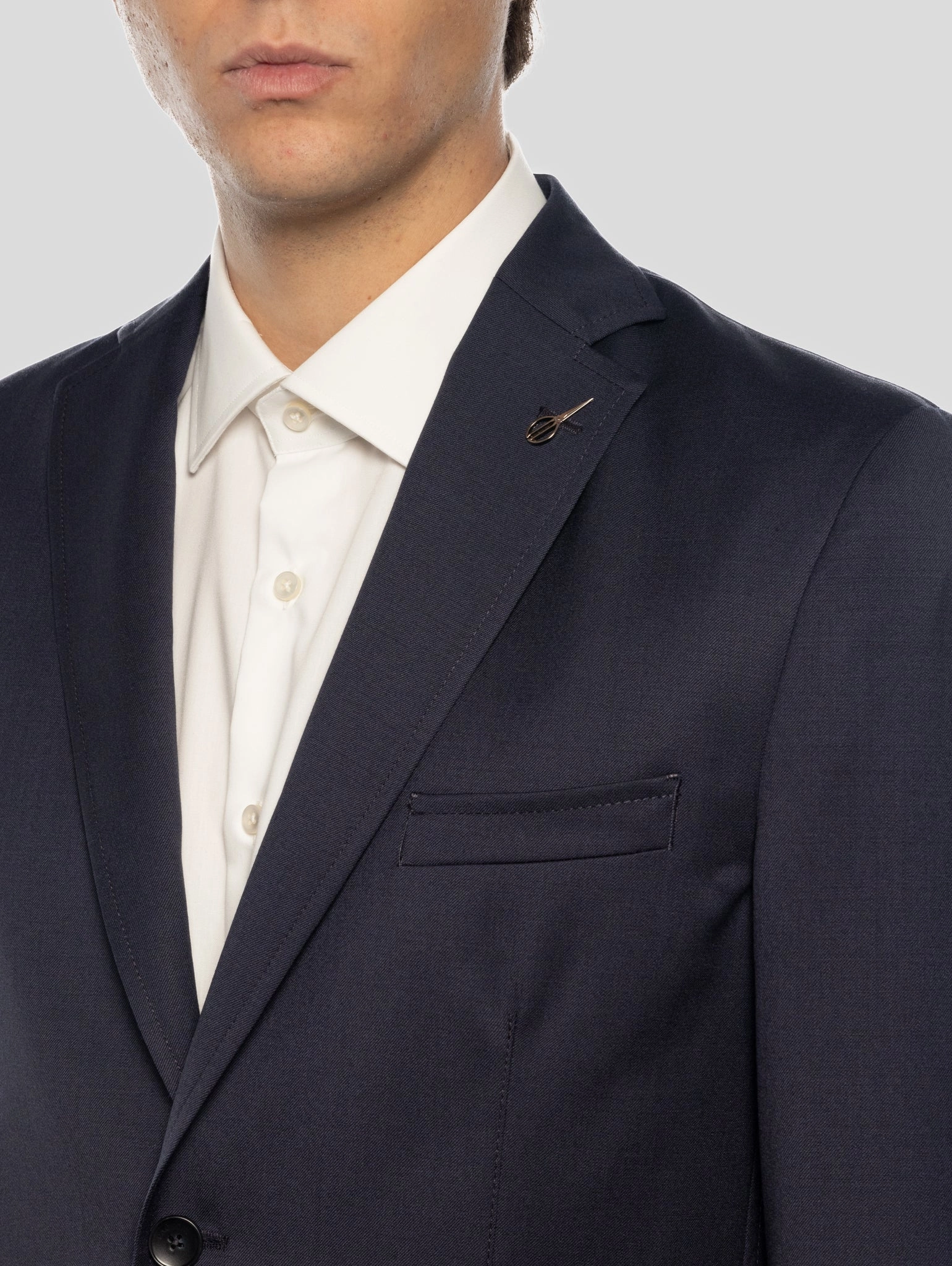 Unstructured Blue Fresh Wool Suit